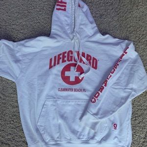 clearwater beach lifeguard sweatshirt